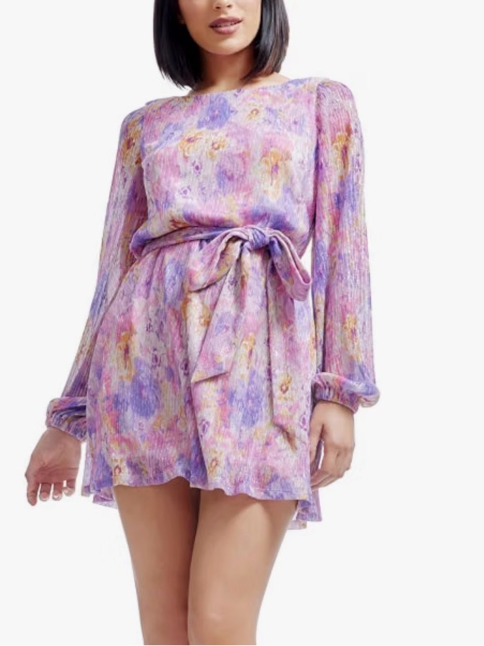 Dress The Population Women's Kirsi Shift Mini Dress L ***NO BELT**